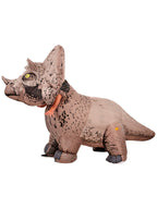Triceratops Dinosaur Costume Adult Inflatable by HalloweenStore.com
