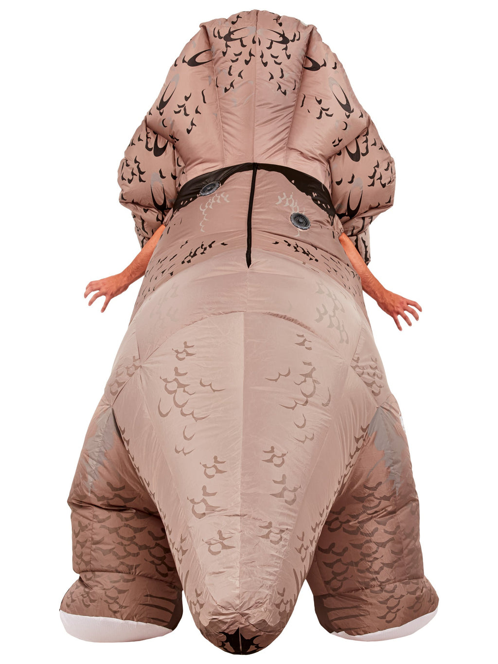 Triceratops Dinosaur Costume Adult Inflatable by HalloweenStore.com