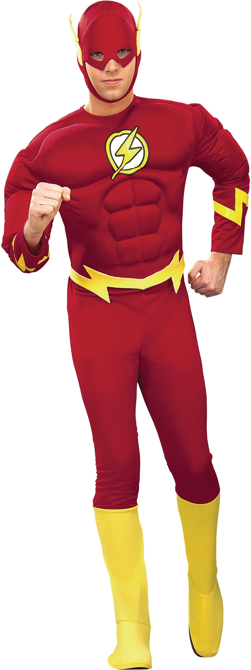 The Flash Muscle Chest Deluxe Adult Costume by HalloweenStore.com