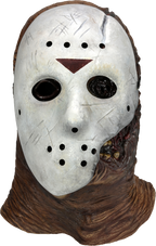 Friday The 13th Jason Voorhees Head Removable Hockey Mask by HalloweenStore.com