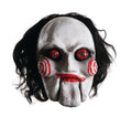 Rubie's Jigsaw Billy Adult Overhead Mask With Hair Saw by HalloweenStore.com