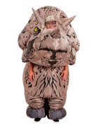 Triceratops Dinosaur Costume Adult Inflatable by HalloweenStore.com