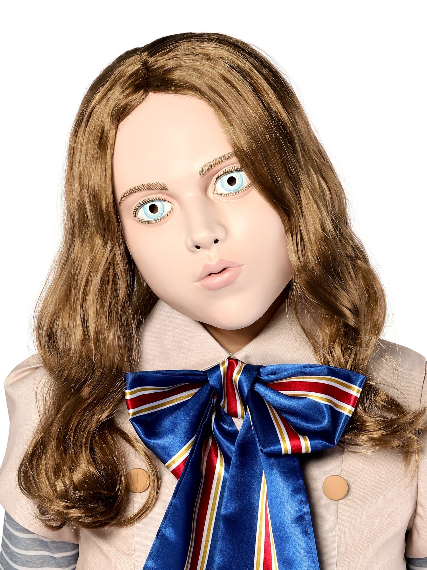 M3gan/Megan Mask and Wig Set Officially Licensed by HalloweenStore.com
