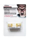 Retractable Vampire Fangs Dracula Teeth Adult by HalloweenStore.com