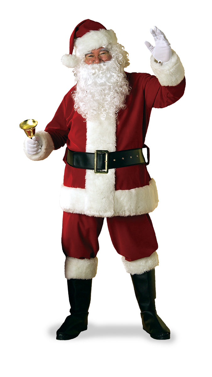 Ultra Deluxe Santa Claus Suit Adult Costume by HalloweenStore.com