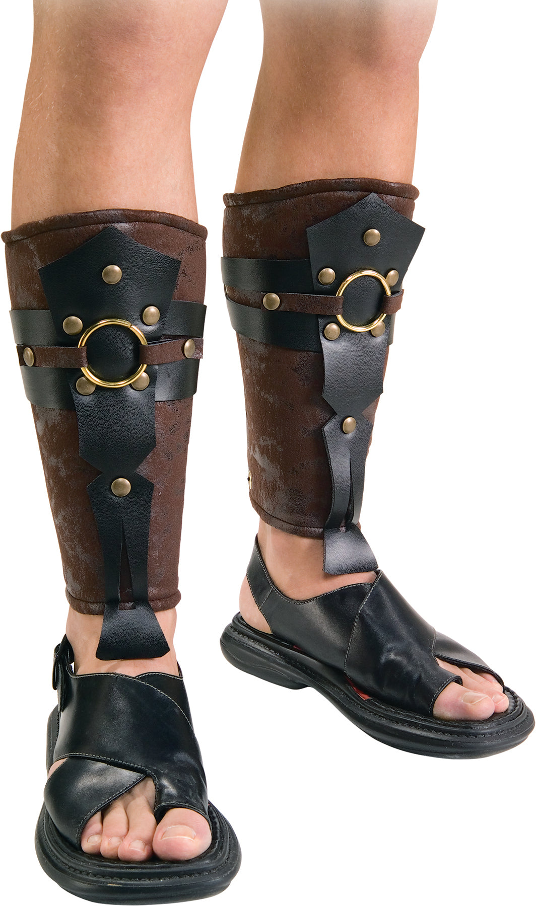 Roman Solider Leg Shin Guard Adult Costume Accessory by HalloweenStore.com