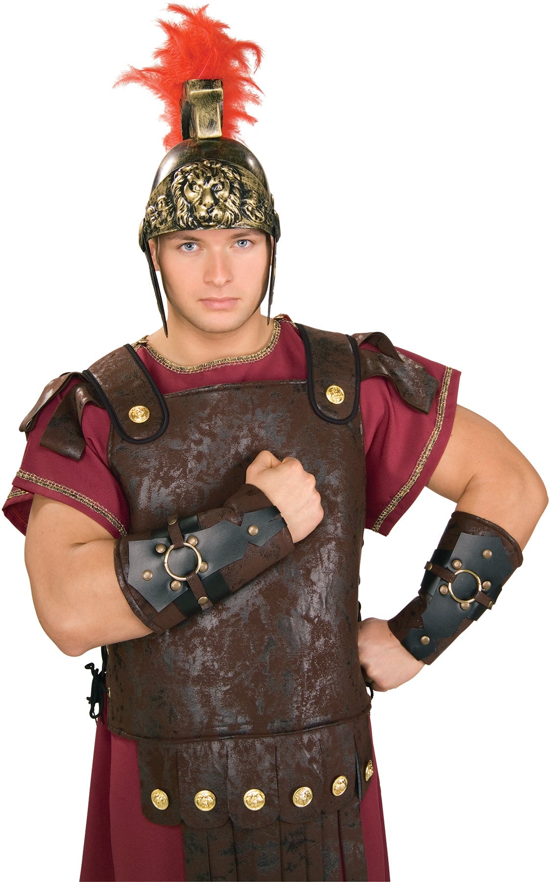 Roman Arm Guards Men's Costume Accessory by HalloweenStore.com