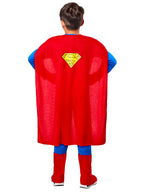 Deluxe Superman Muscle Chest Costume With Cape Child by HalloweenStore.com