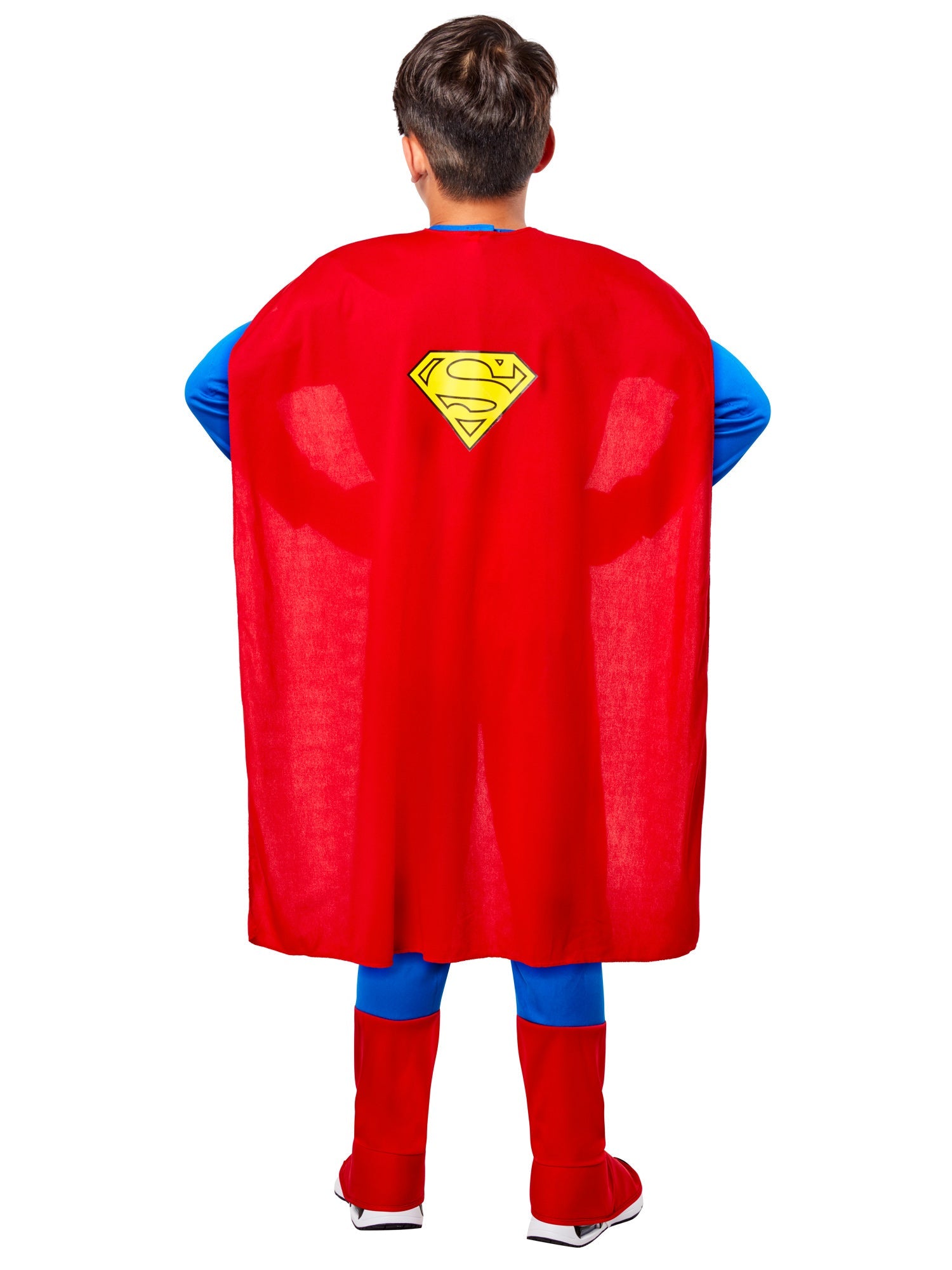Deluxe Superman Muscle Chest Costume With Cape Child by HalloweenStore.com