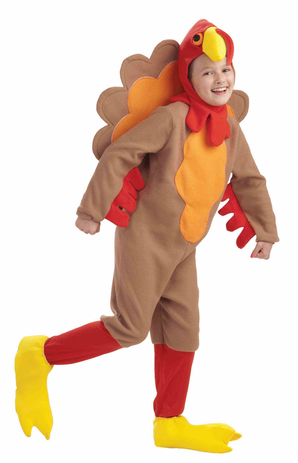 Turkey Thanksgiving Child Costume Size Small 4-6 by HalloweenStore.com
