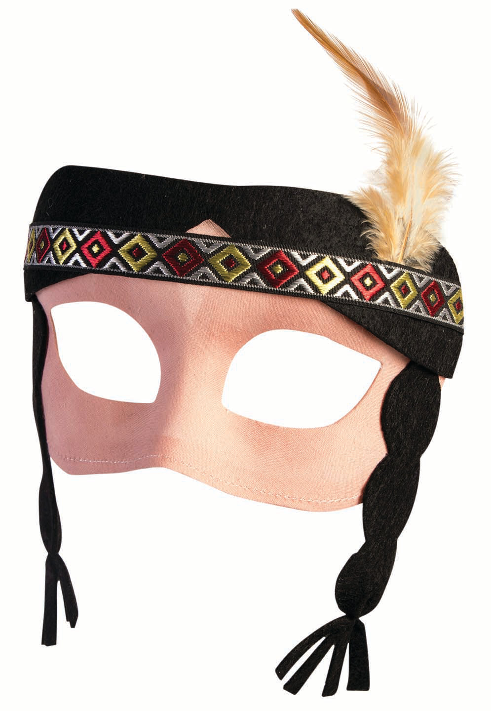 Brave Warrior Native American Adult Eye Mask by HalloweenStore.com
