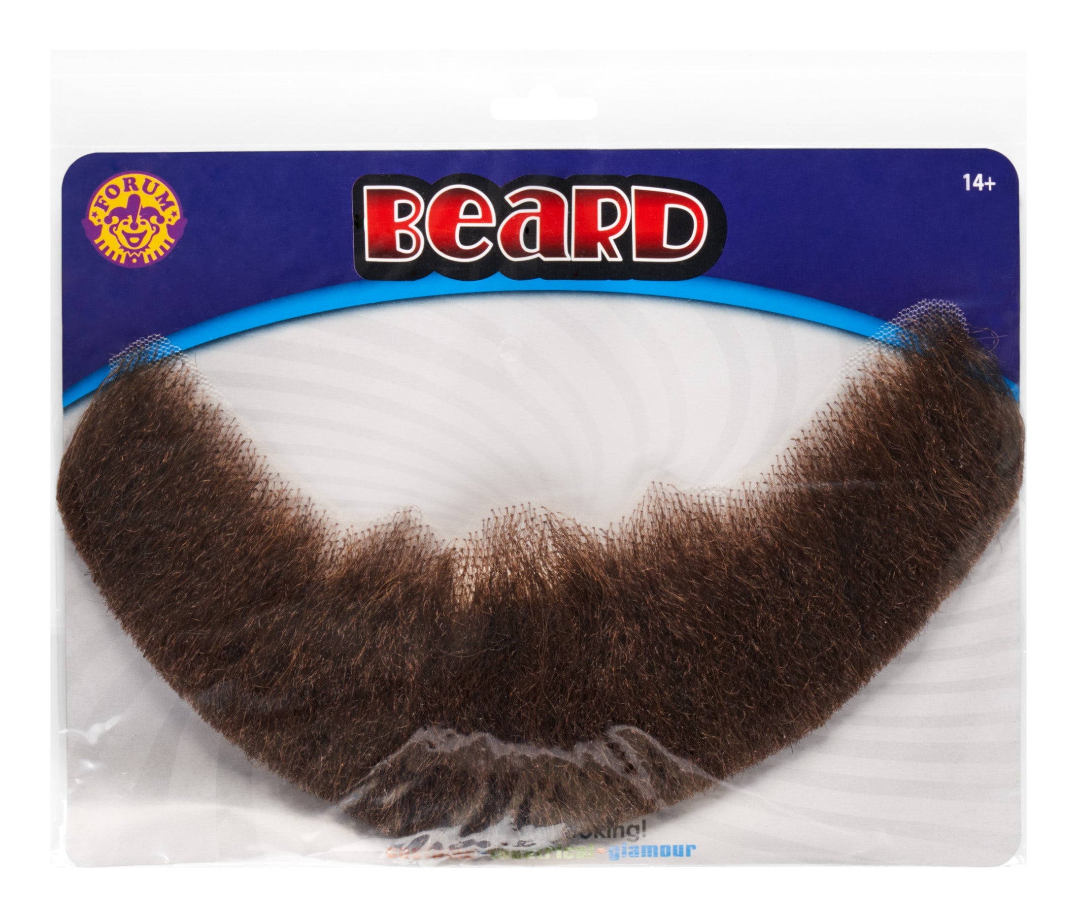 Human Hair Full Character Professional Costume Beard 2024 by HalloweenStore.com