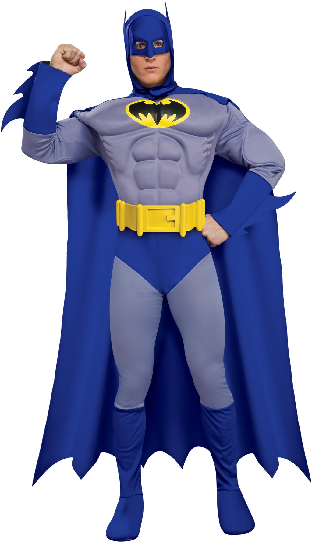 Batman DC Heroes and Villains Deluxe Muscle Chest Adult Costume by HalloweenStore.com