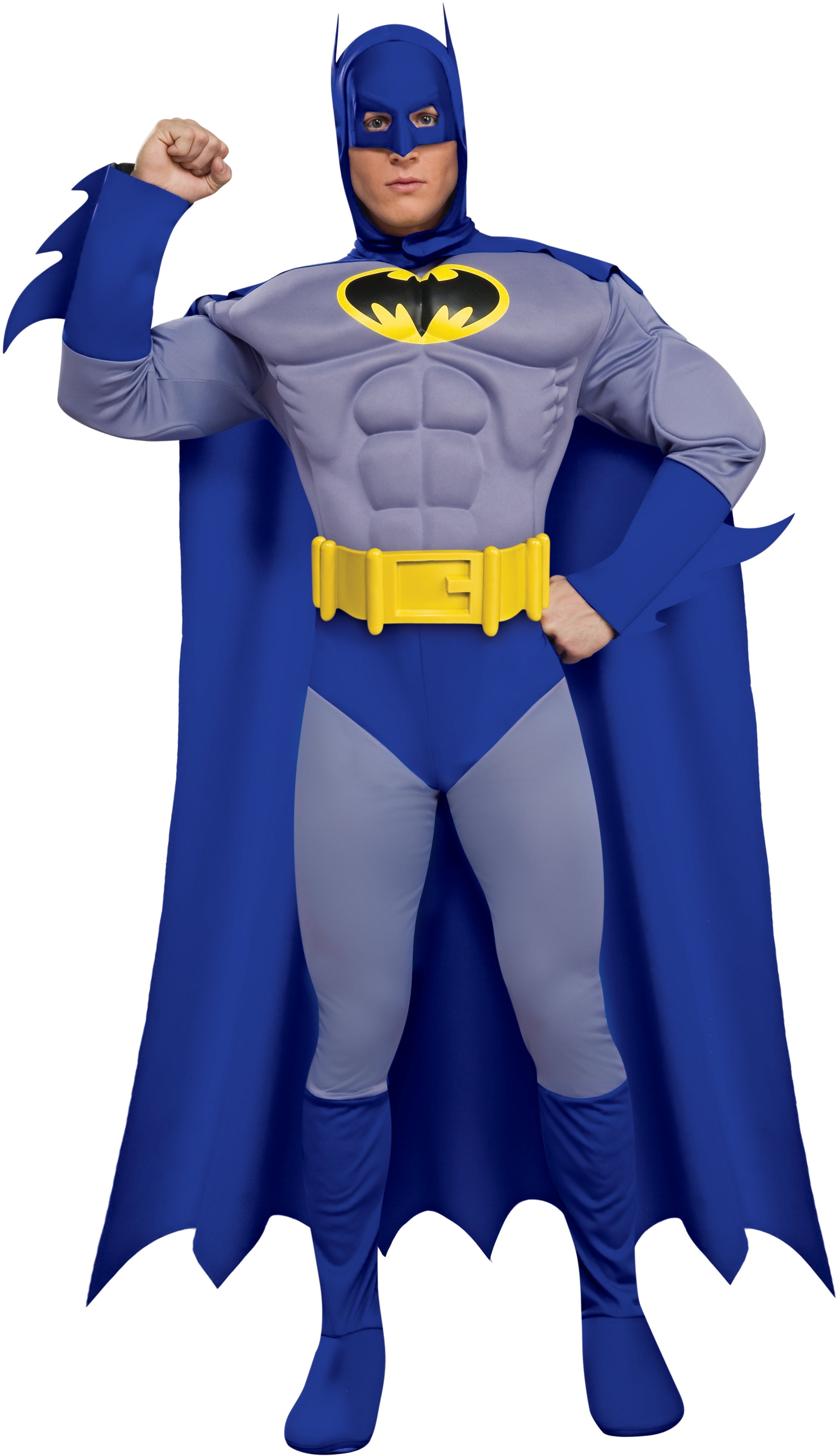 Batman DC Heroes and Villains Deluxe Muscle Chest Adult Costume by HalloweenStore.com