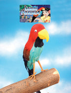 Colorful Feathered Bird Pirate Parrot Prop Shoulder Sitter by HalloweenStore.com