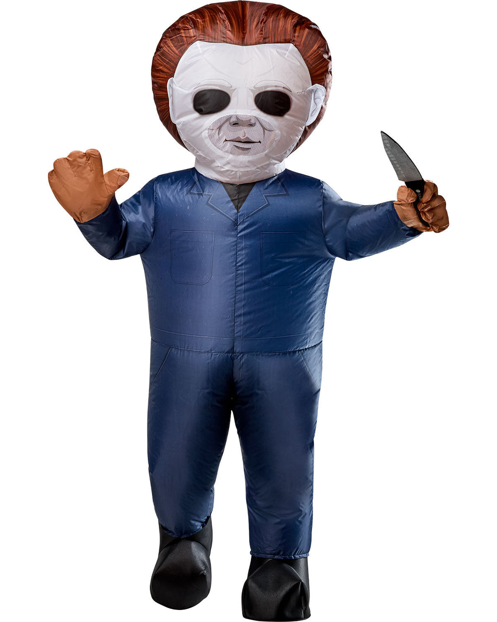 Inflatable Michael Myers Adult Costume With Battery Powered Fan One Size by HalloweenStore.com