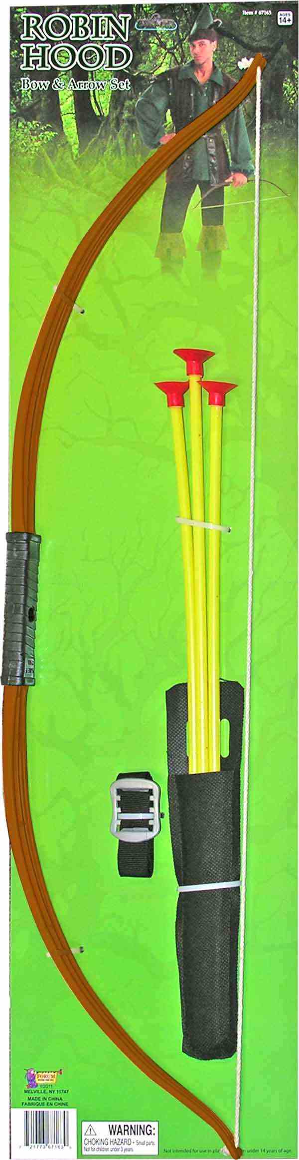 Robin Hood Bow and Arrow Set Plastic Accessory by HalloweenStore.com
