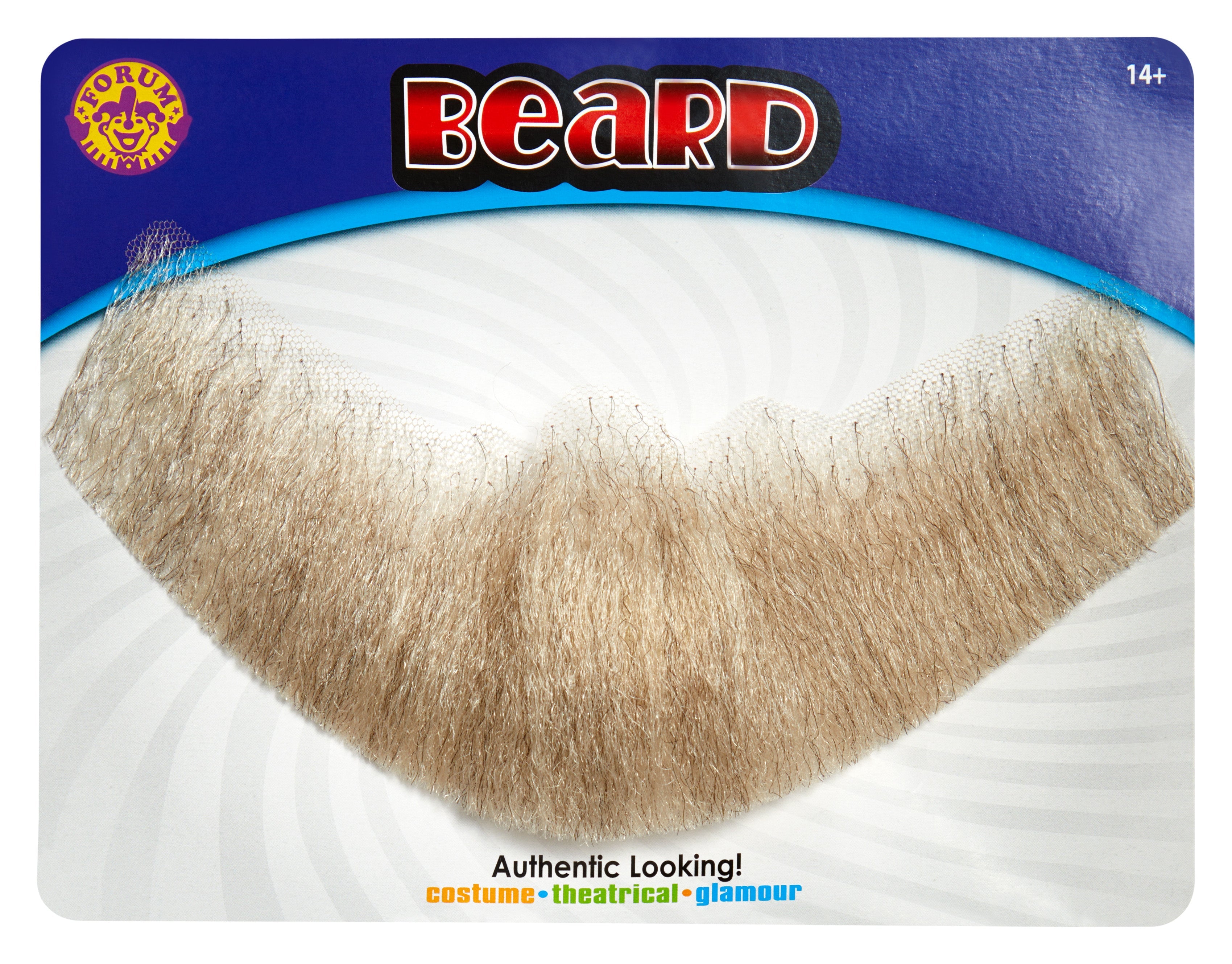 Human Hair Full Character Professional Costume Beard 2024 by HalloweenStore.com