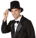 Super Deluxe Felt Black Top Hat Adult by HalloweenStore.com