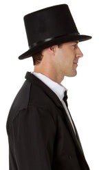 Super Deluxe Felt Black Top Hat Adult by HalloweenStore.com