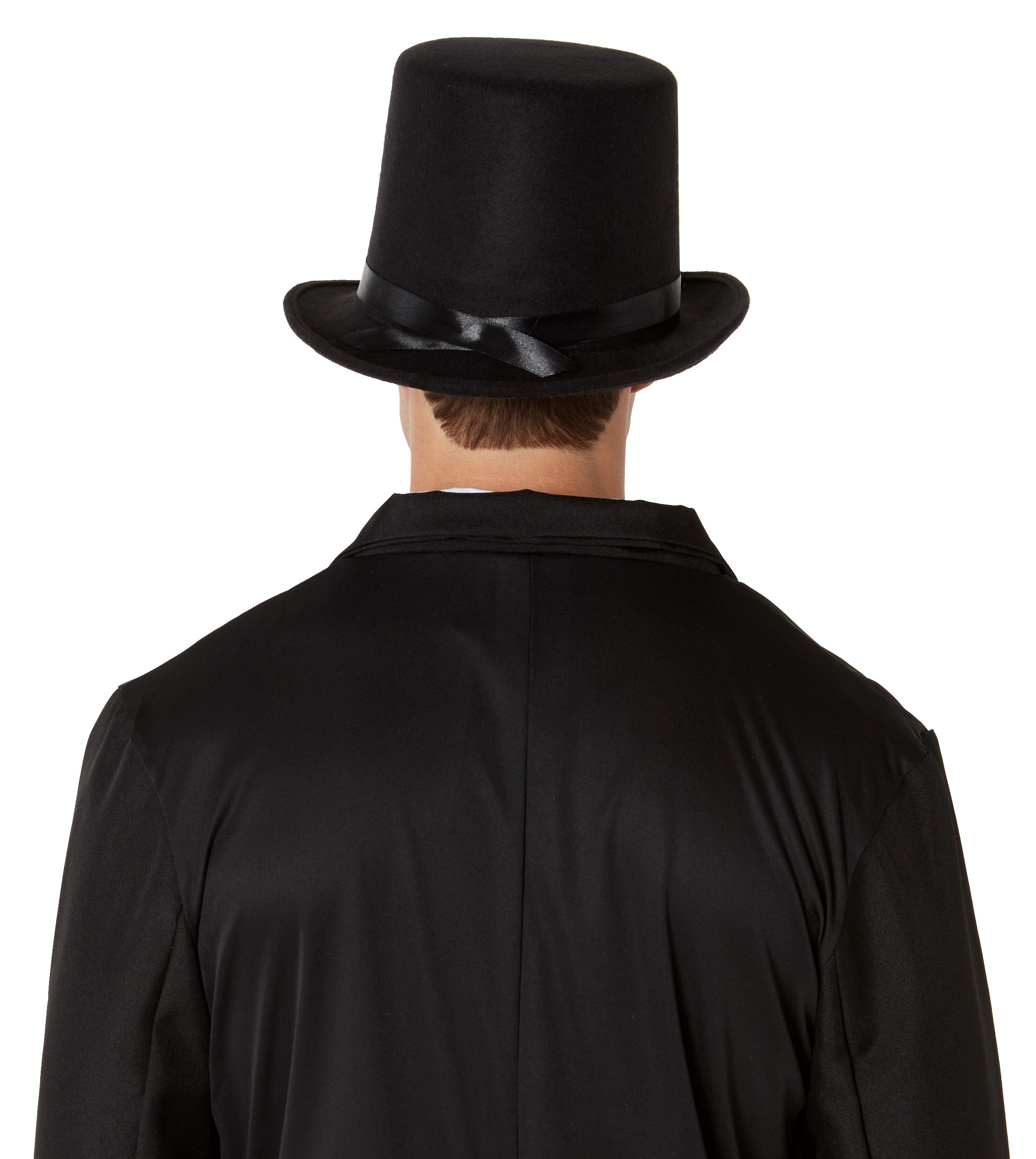 Super Deluxe Felt Black Top Hat Adult by HalloweenStore.com