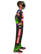 Grave Digger Monster Truck Driver Kids Costume by HalloweenStore.com