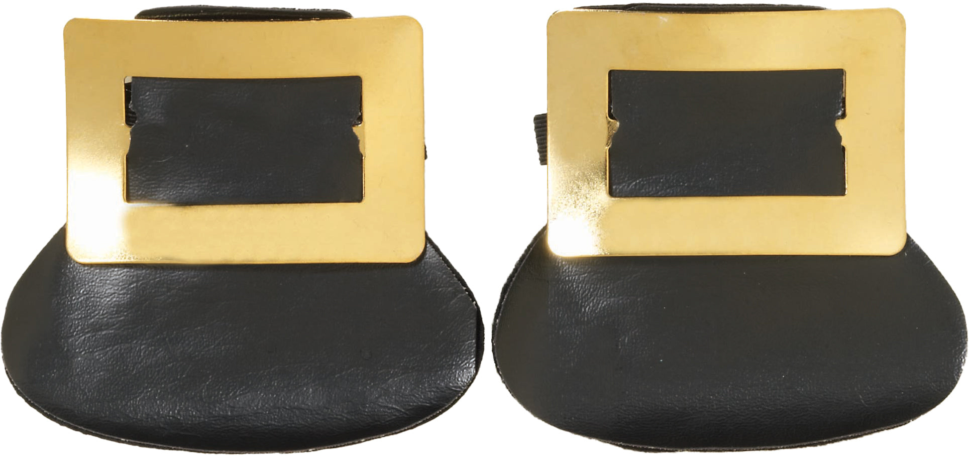 Gold Colonial Shoe Buckles Pilgrim Witch by HalloweenStore.com