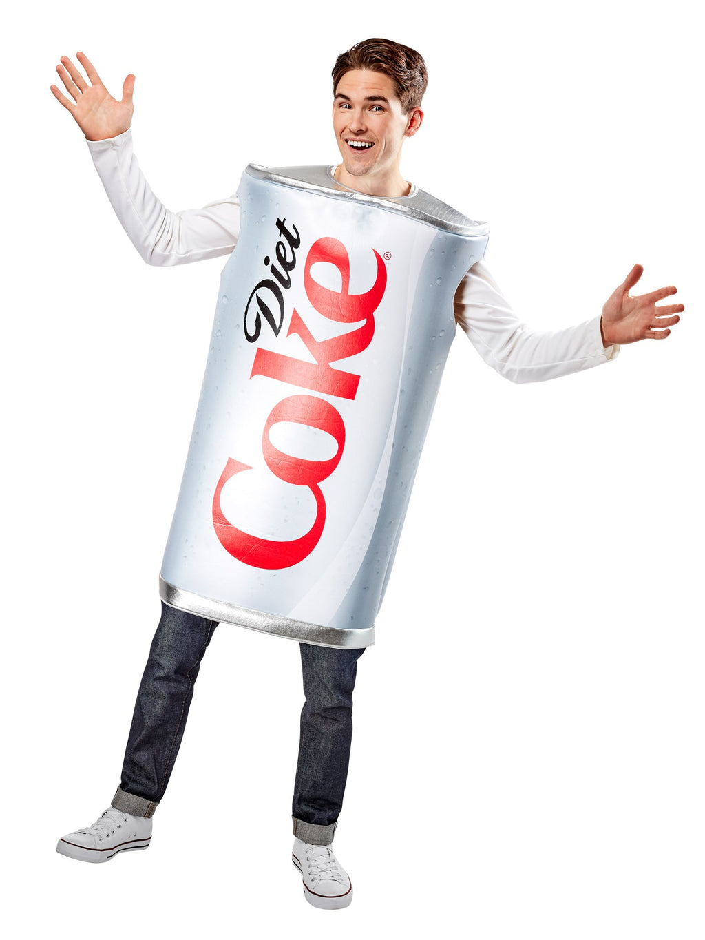 Diet Coke Can Foam Tunic Adult Costume Standard Size by HalloweenStore.com