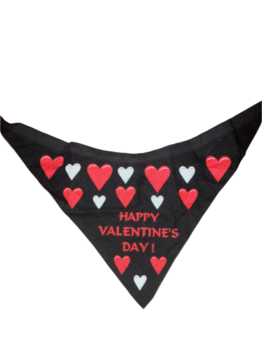 Happy Valentine's Day Dog Bandana Medium by Masquerade