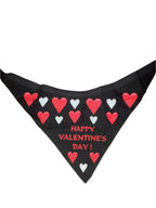 Happy Valentine's Day Dog Bandana Medium by Masquerade